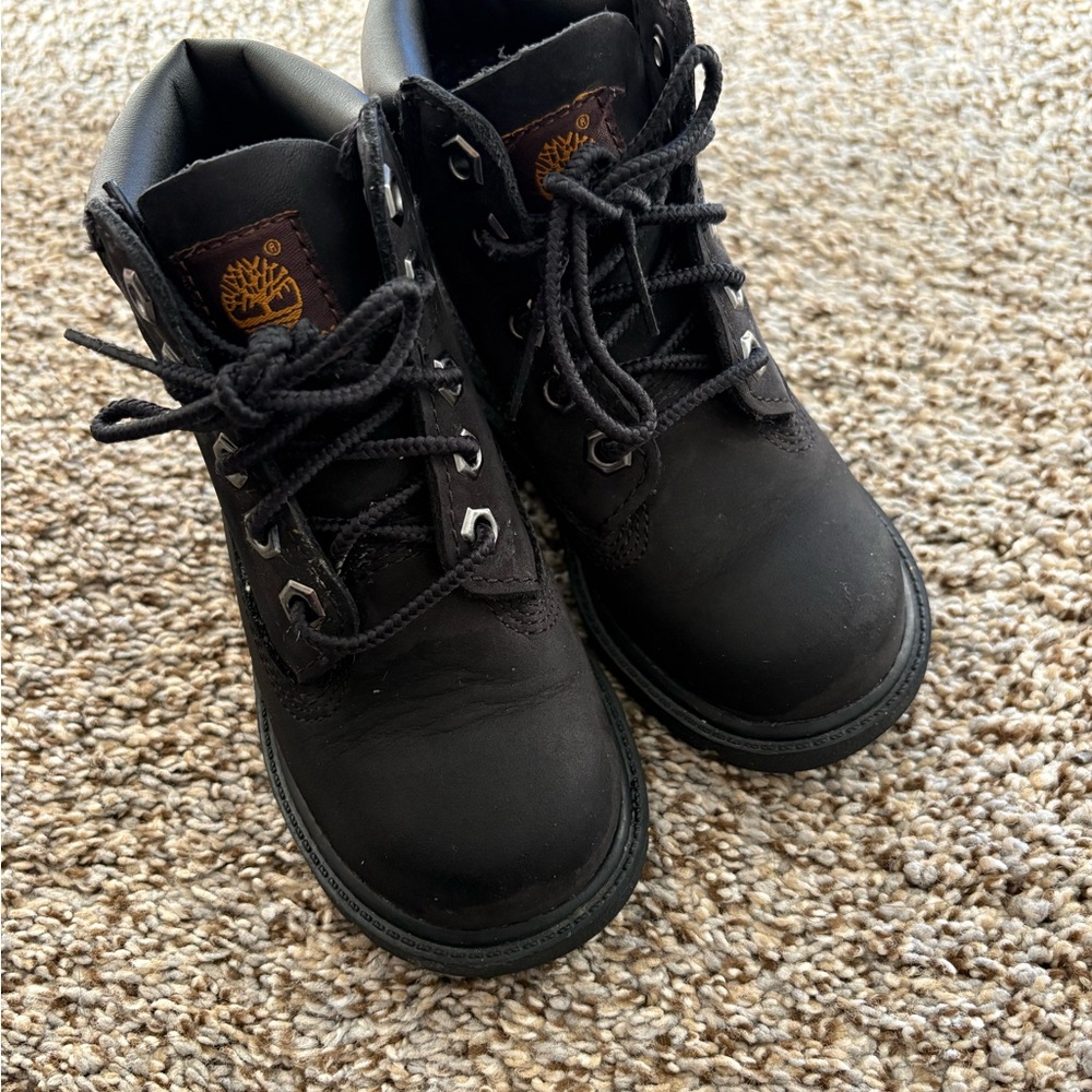 Black Timberland Boots 7c